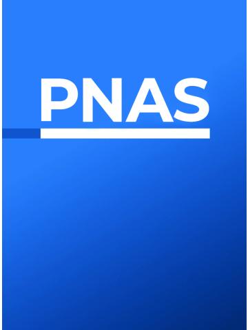 Cover of PNAS journal cover